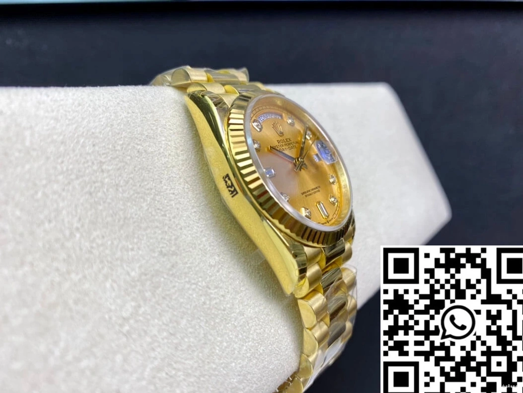 Rolex Yellow Factory Dial M128238-0008 Day-Date Champagne EW Gold 0228